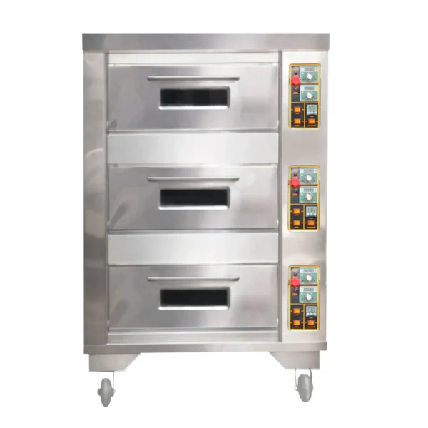 Horno de Panadería a Gas 3 Cabinas